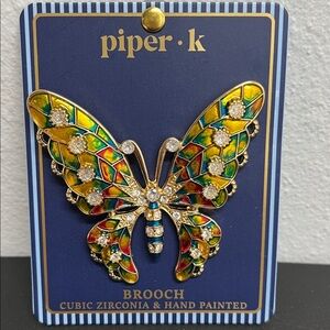 Piper K | Butterfly Brooch